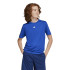 Camiseta de Fitness adidas Tr-Es Infantil Azul/Branco