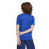 Camiseta de Fitness adidas Tr-Es Infantil Azul/Branco