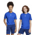 Camiseta de Fitness adidas Tr-Es Infantil Azul/Branco