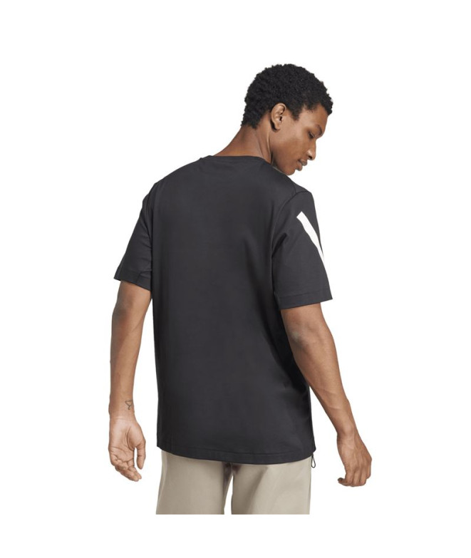 Camiseta adidas Z.N.E. Homem Preto/Branco