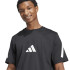 Camiseta adidas Z.N.E. Homem Preto/Branco