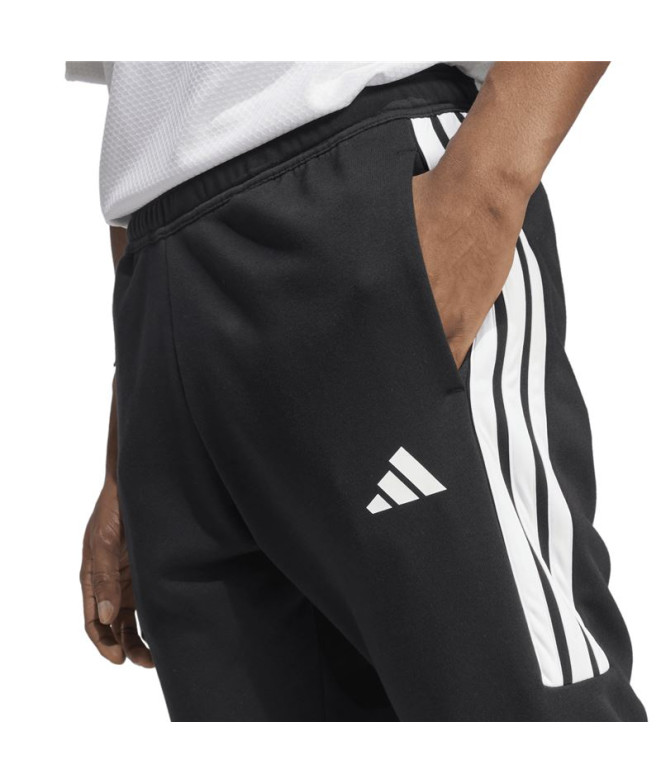 Calça adidas Tiro French Terry Homem Preto/Branco