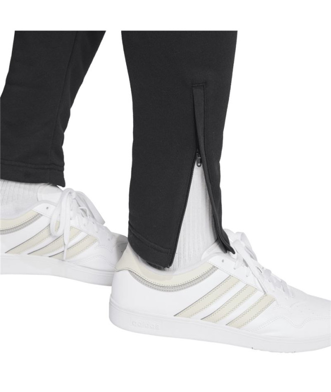 Calça adidas Tiro French Terry Homem Preto/Branco