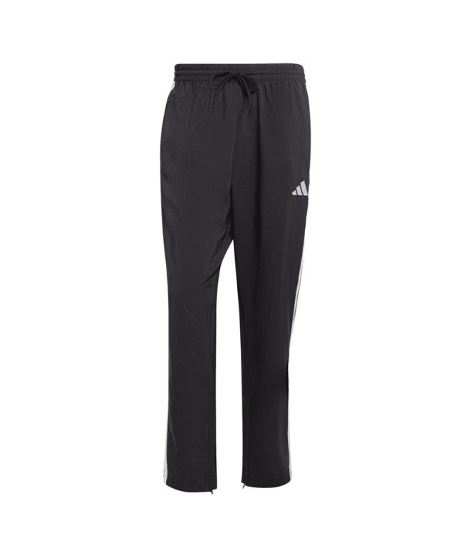 Pantalones adidas Stnfrd Opt 3 Bandas Hombre Negro/Blanco