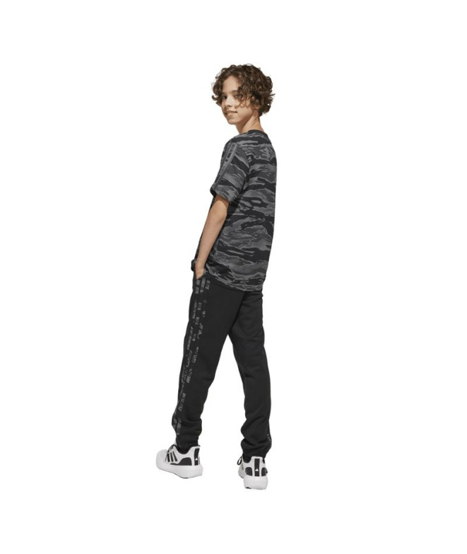 Pantalons adidas Camo French Terry Enfant Noir
