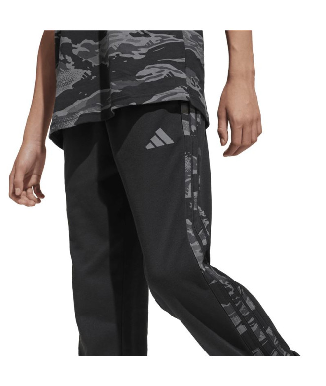 Pantalons adidas Camo French Terry Enfant Noir