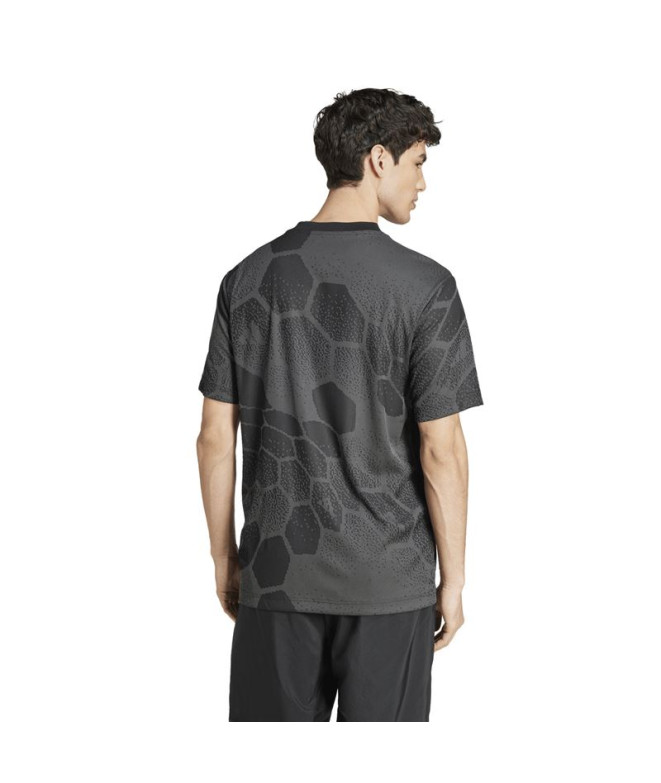 Camiseta adidas Tiro Ssjq Jsy Hombre Carbon/Negro