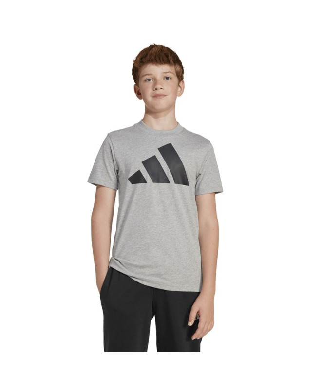 Camiseta adidas Bl 160 Infantil Cinza/Preto