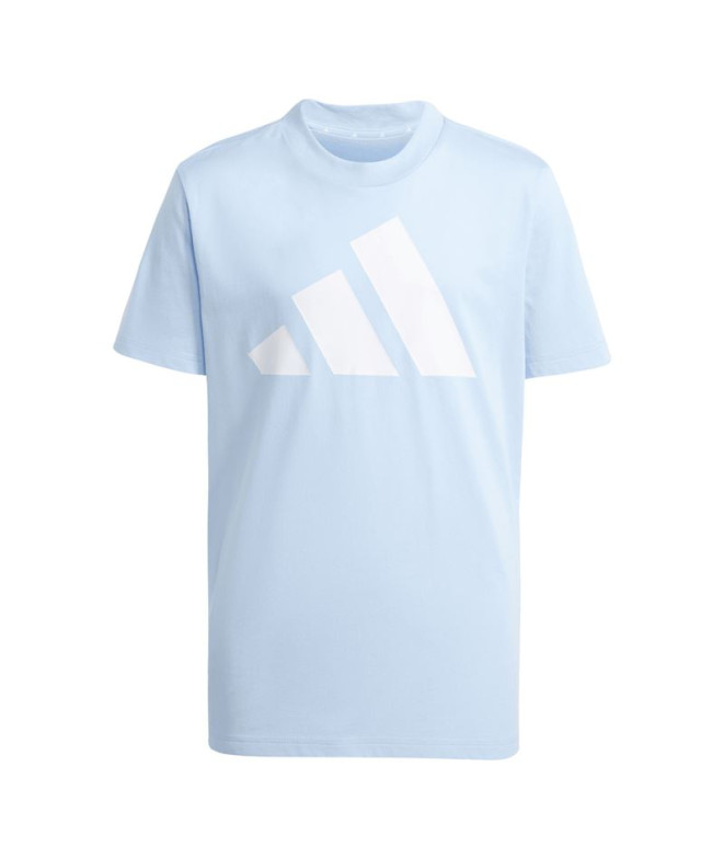 Camiseta adidas Bl 160 Infantil Azul/Blanco