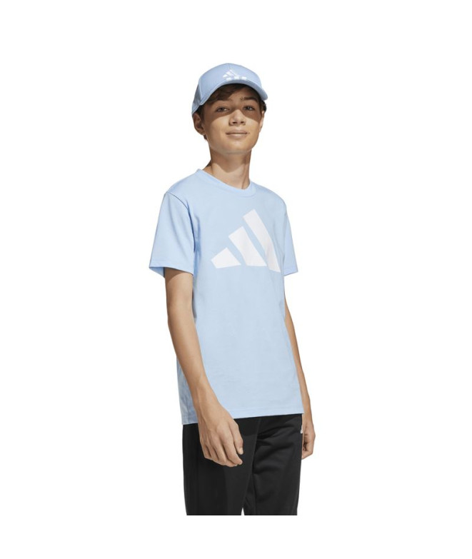 Camiseta adidas Bl 160 Infantil Azul/Branco