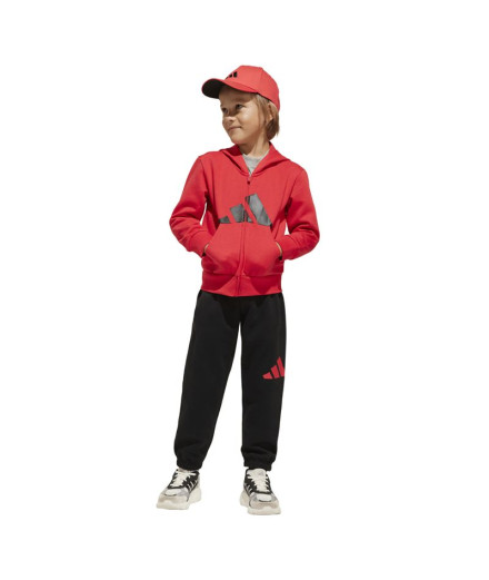 Chandal adidas Lk Bl Fl Fz Ts Infantil Rubpur/Negro