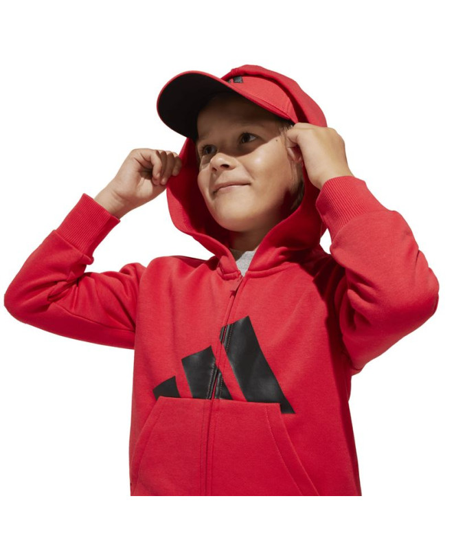Chandal adidas Lk Bl Fl Fz Ts Enfant Rubpur/Noir