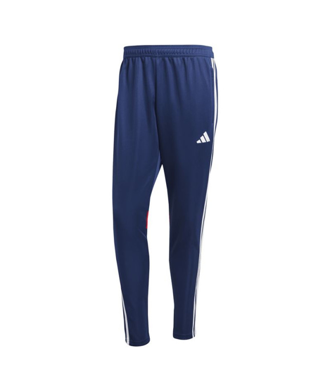 Pantalones de Fútbol adidas Tiro Es Hombre Azul Marino/Rojo