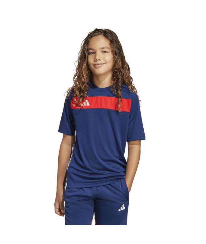 T-shirt de Football adidas Tiro Es Enfant Bleu...