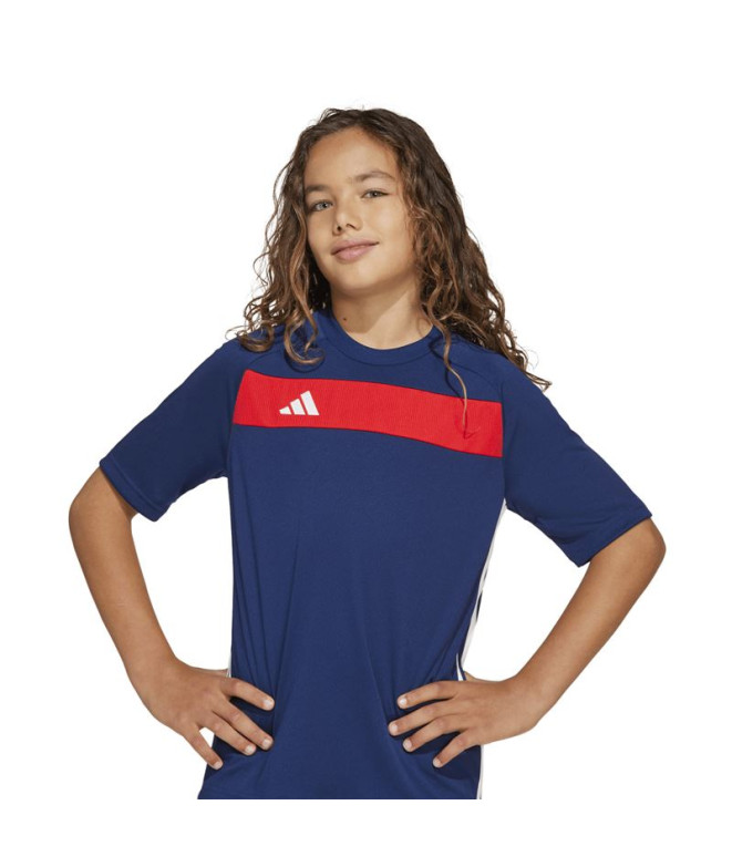 T-shirt de Football adidas Tiro Es Enfant Bleu...