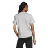 Camiseta adidas 3 Bandas Sj Mulher Cinza/Preto
