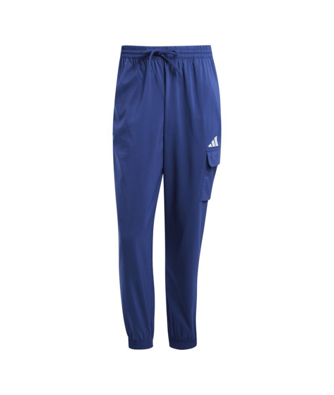 Pantalones adidas Sl Cargo Hombre Azul Oscuro/Blanco