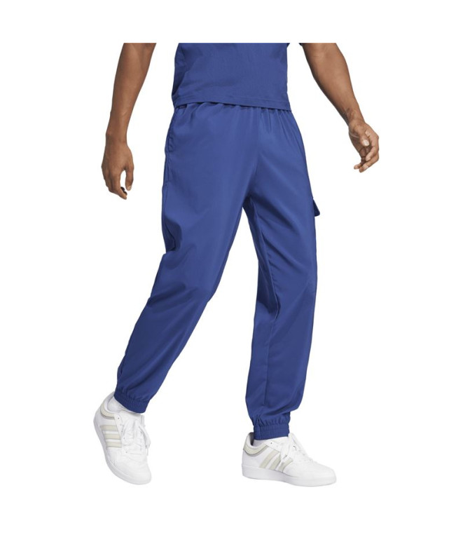 Calça adidas Sl Cargo Homem Azul Escuro/Branco