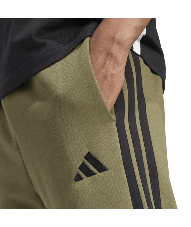 Pantalones adidas 3 Bandas Fl Tc Hombre Verde...