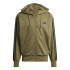 Moletom adidas 3 Bandas Fl Fz Hd Homem Verde Escuro/Preto