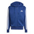 Moletom adidas 3 Bandas Fl Fz Hd Homem Azul Escuro/Branco