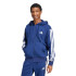 Sweat adidas 3 Bandes Fl Fz Hd Homme Bleu Foncé/Blanc