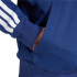 Moletom adidas 3 Bandas Fl Fz Hd Homem Azul Escuro/Branco
