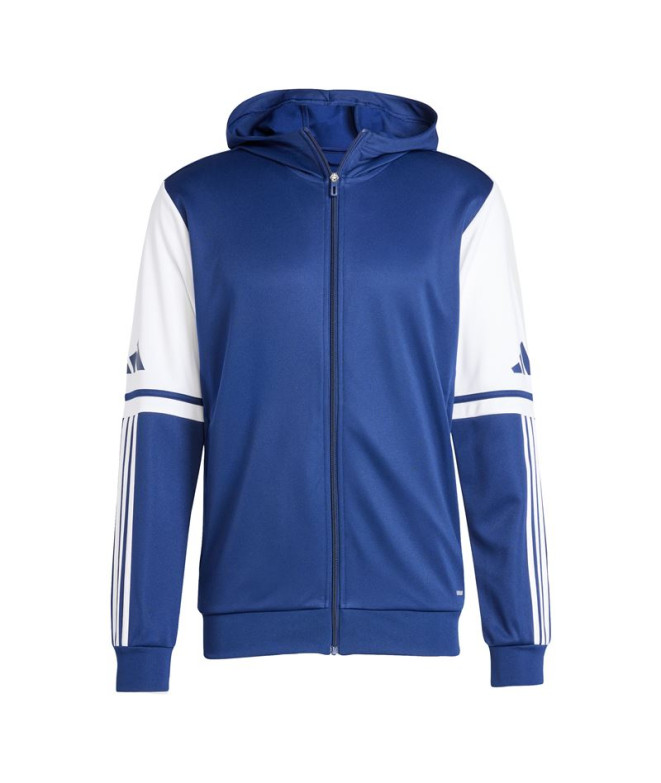 Sudadera de Fútbol adidas Squadra25 Hood Hombre Azul/Blanco