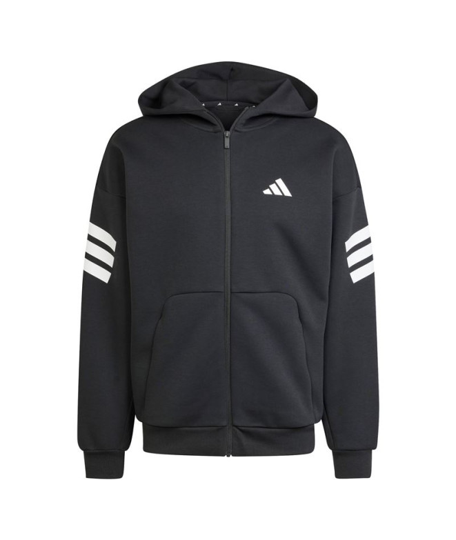 Sudadera adidas Future Icons 3 Bandas Fz Hombre Negro