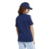 Camiseta adidas 3 Bandas 160 Infantil Azul Escuro/Branco