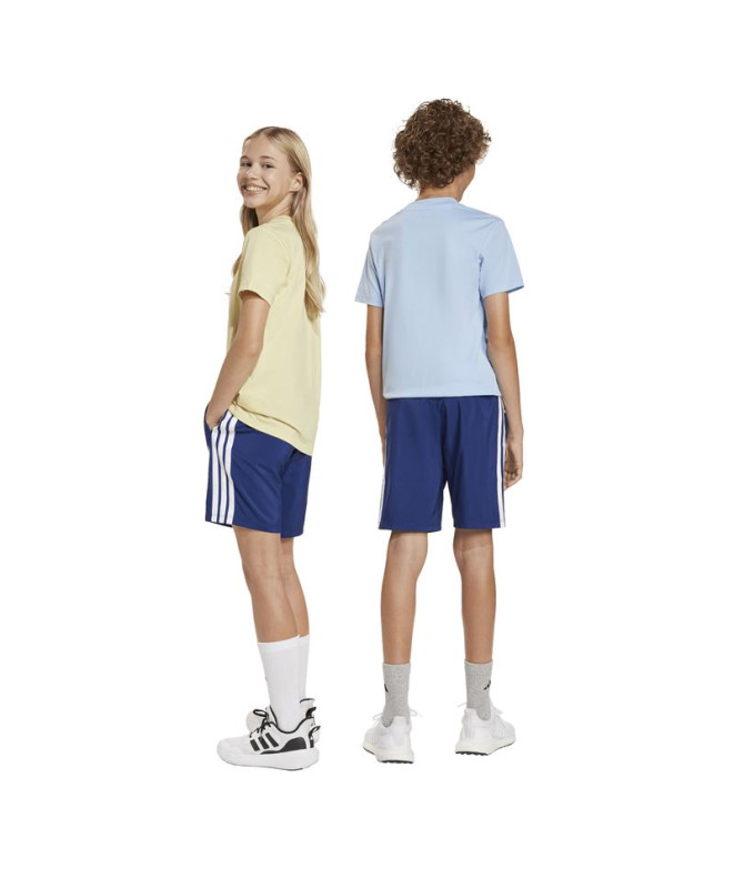 Calça adidas 3 Bandas Wv Sh Infantil Azul...