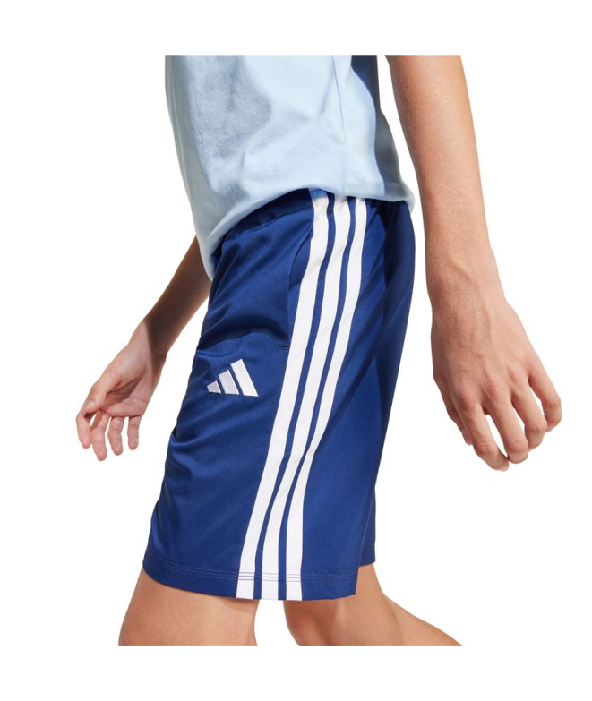 Calça adidas 3 Bandas Wv Sh Infantil Azul...