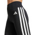 Mallas de Fitness adidas Opt Ess 3 Bandas Flar Mujer Negro/Blanco