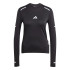 Camiseta de Running adidas Ult Hi Vis Ls Mujer Negro