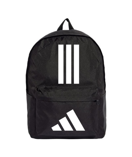 Mochila adidas Clsc Bars 3 Faixas Preto/Branco