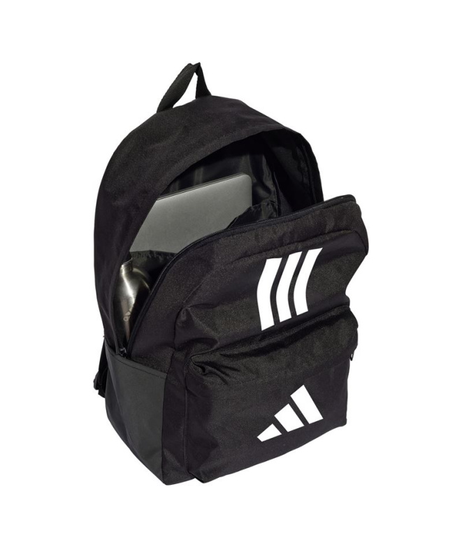 Mochila adidas Clsc Bars 3 Bandas Negro/Blanco