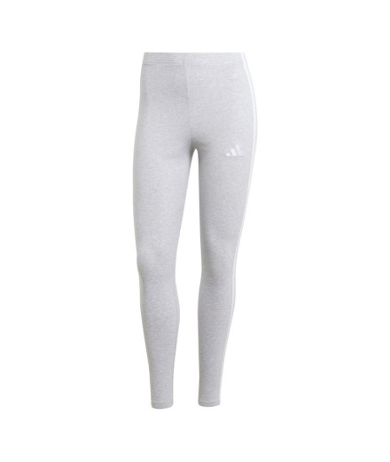 Mallas adidas 3 Bandas Sj Mujer Gris/Blanco