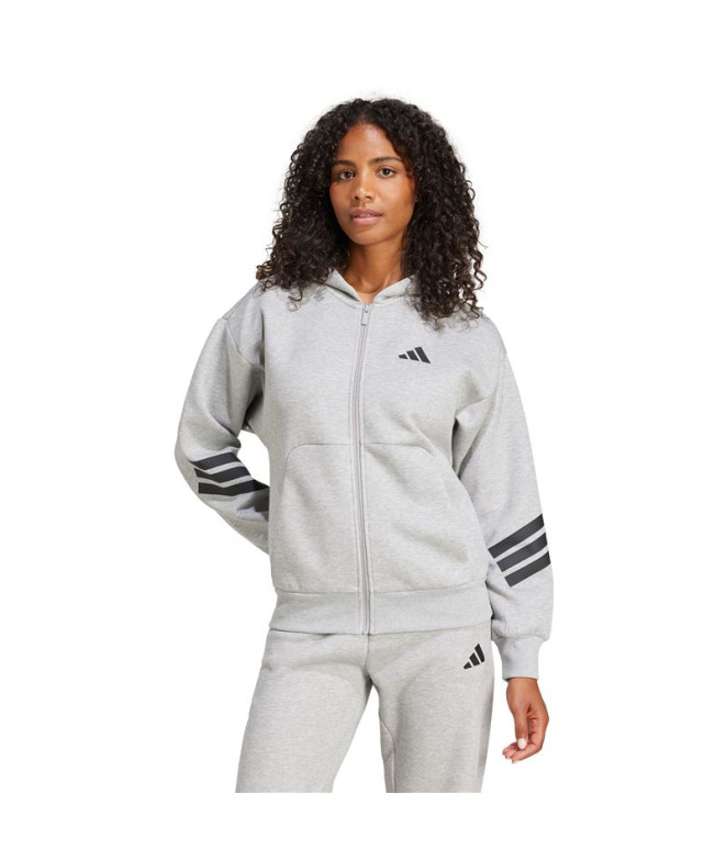 Sweat adidas Future Icons 3 Bandas Fz Hd Femme...