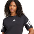 Camiseta adidas Future Icons 3 Bandas Mujer Negro