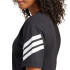 Camiseta adidas Future Icons 3 Bandas Mujer Negro