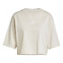 T-shirt adidas 3 Bandes Sj Tlr Femme Bleu/Blanc