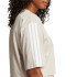T-shirt adidas 3 Bandes Sj Tlr Femme Bleu/Blanc