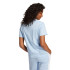 T-shirt adidas 3 Bandes Sj Femme Bleu/Blanc