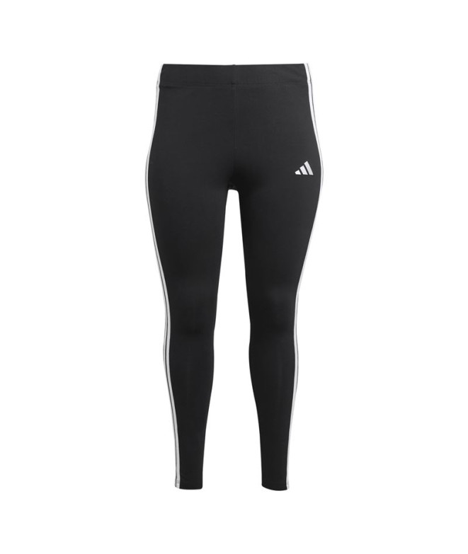 Mallas adidas 3 Bandas Sj Inc Mujer Negro/Blanco