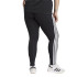 Mallas adidas 3 Bandas Sj Inc Mujer Negro/Blanco