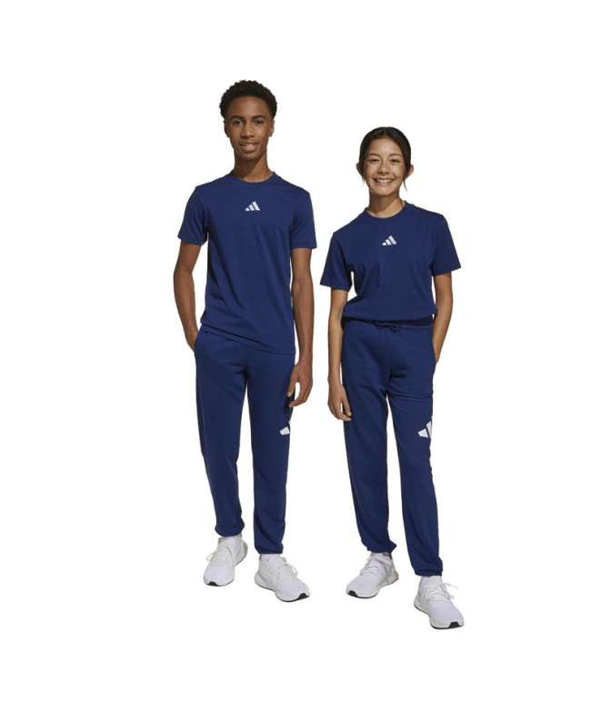 Calça adidas Bl French Terry 280 Infantil Azul...