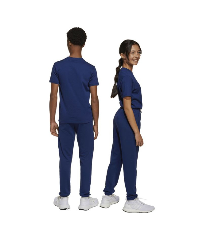 Calça adidas Bl French Terry 280 Infantil Azul...