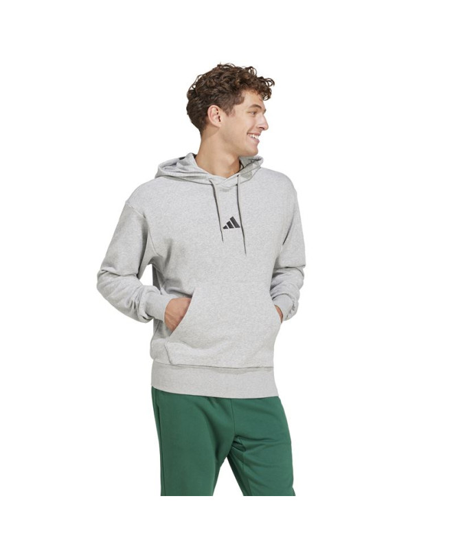 Sudadera adidas Feelcozy Hd Hombre Gris/Negro