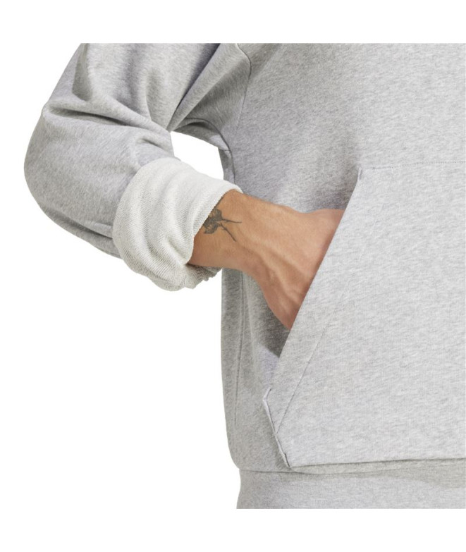 Sudadera adidas Feelcozy Hd Hombre Gris/Negro