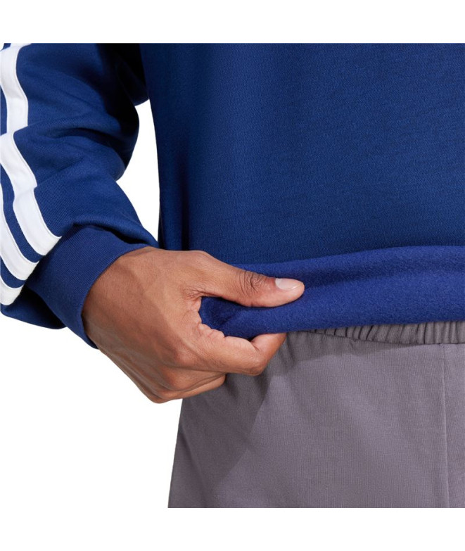 Sweat adidas 3 Bandas Fl Swt Homme Bleu...